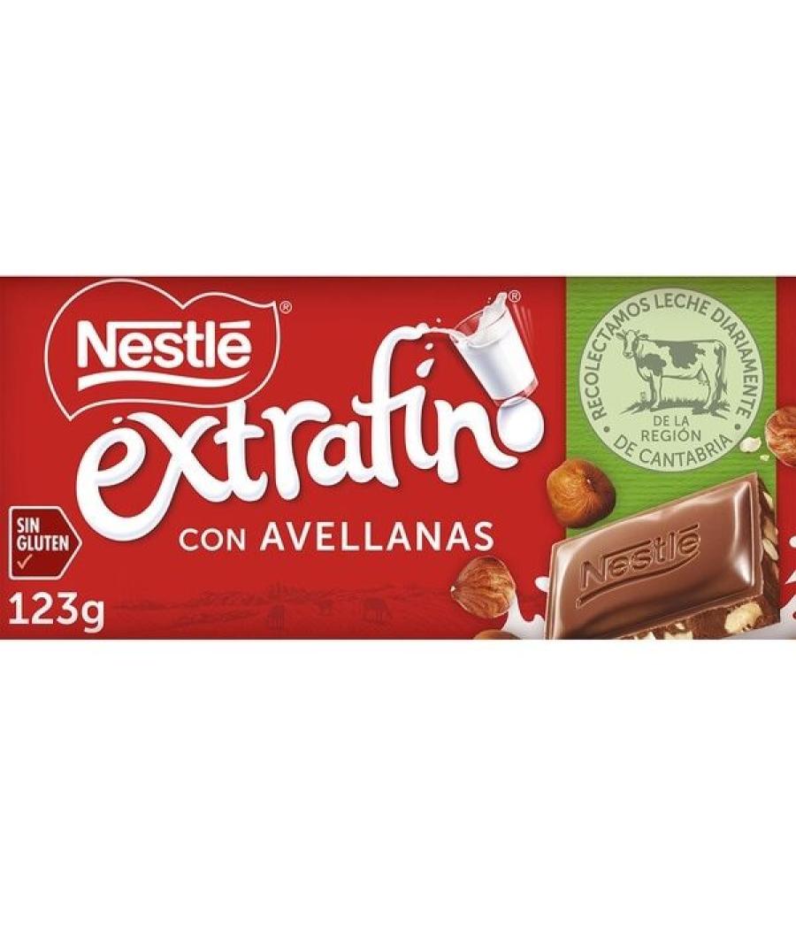 CHOCOLAT AU LAIT ET NOISETTES NESTLE 123G