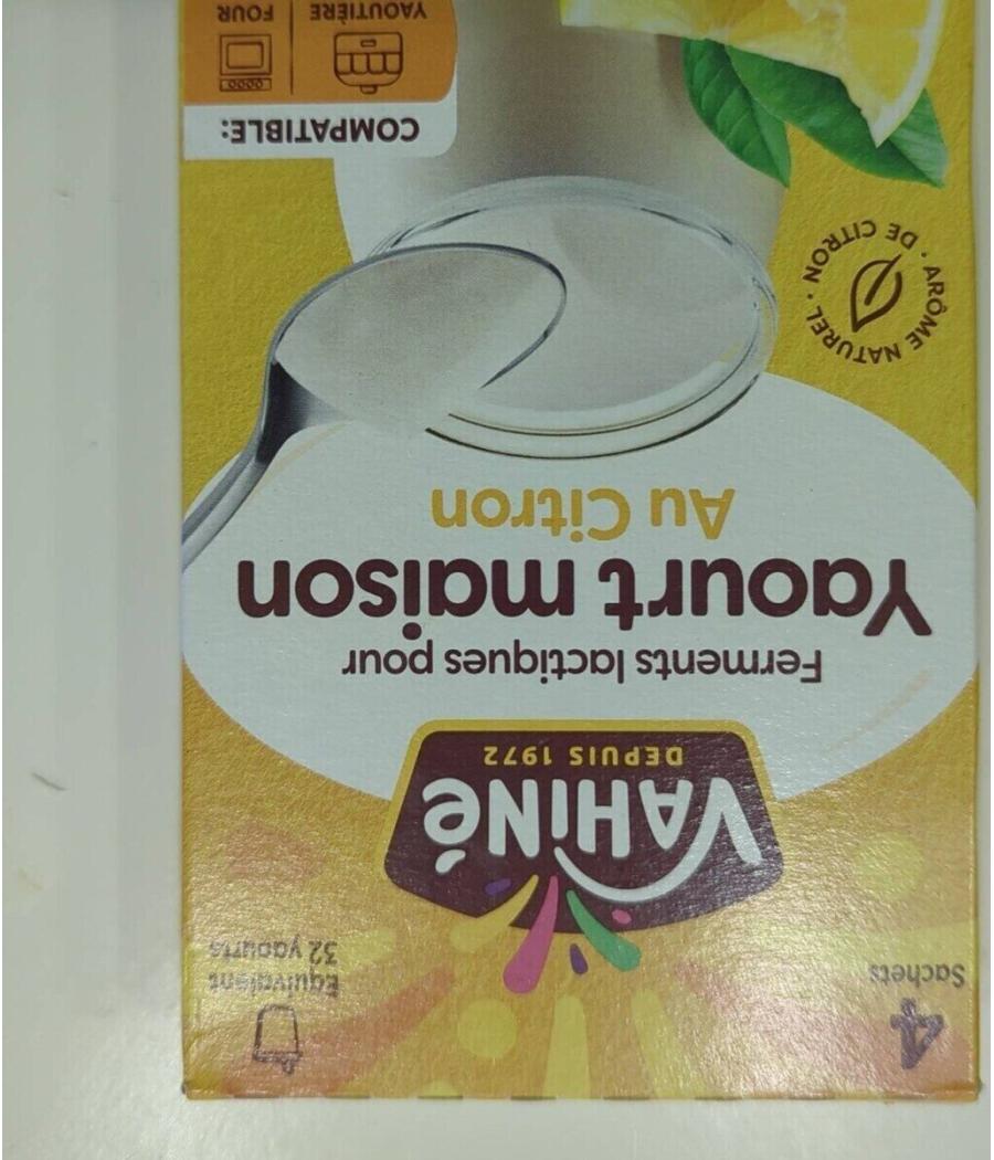 FERMENTS LACTIQUES POUR YAOURT MAISON AU CITRON