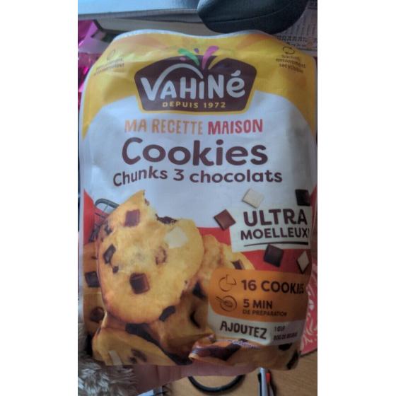 MA RECETTE MAISON COOKIE CHUNK 3 CHOCOLAT