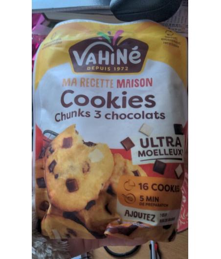 MA RECETTE MAISON COOKIE CHUNK 3 CHOCOLAT