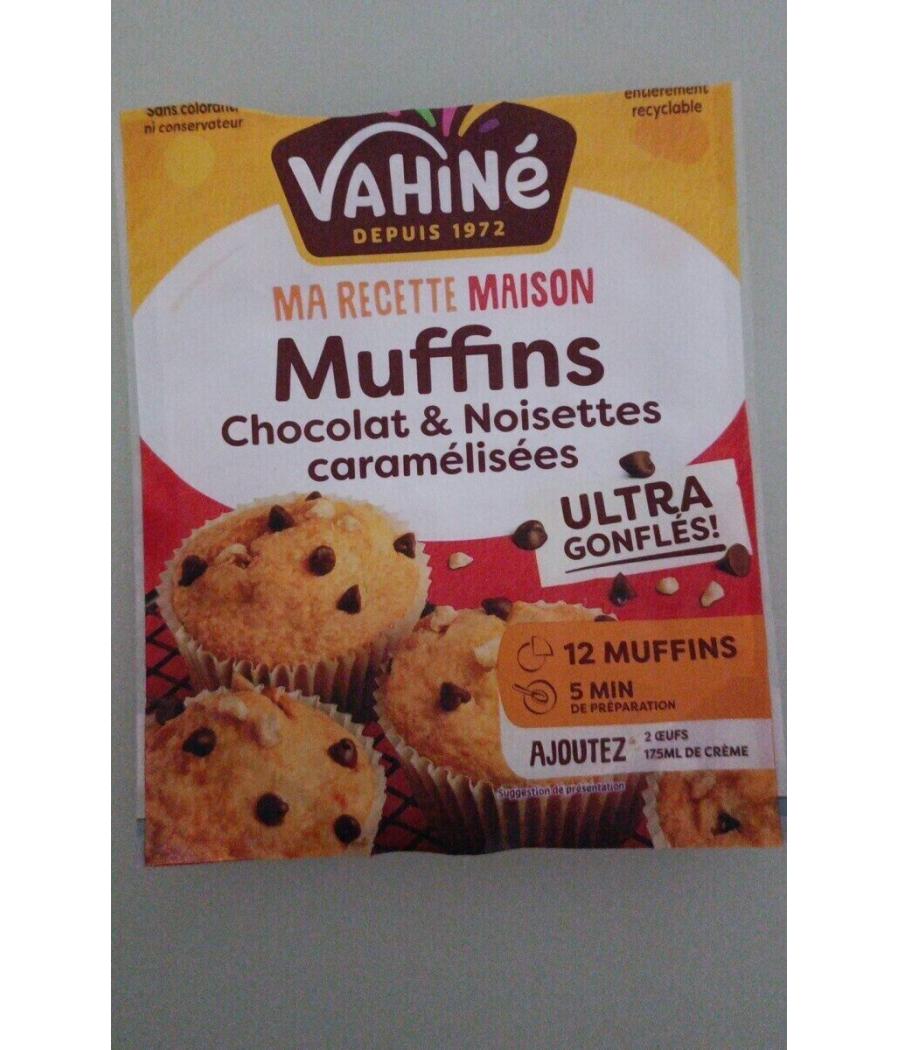 MUFFINS CHOCOLAT & NOISETTES CARAMELISEES