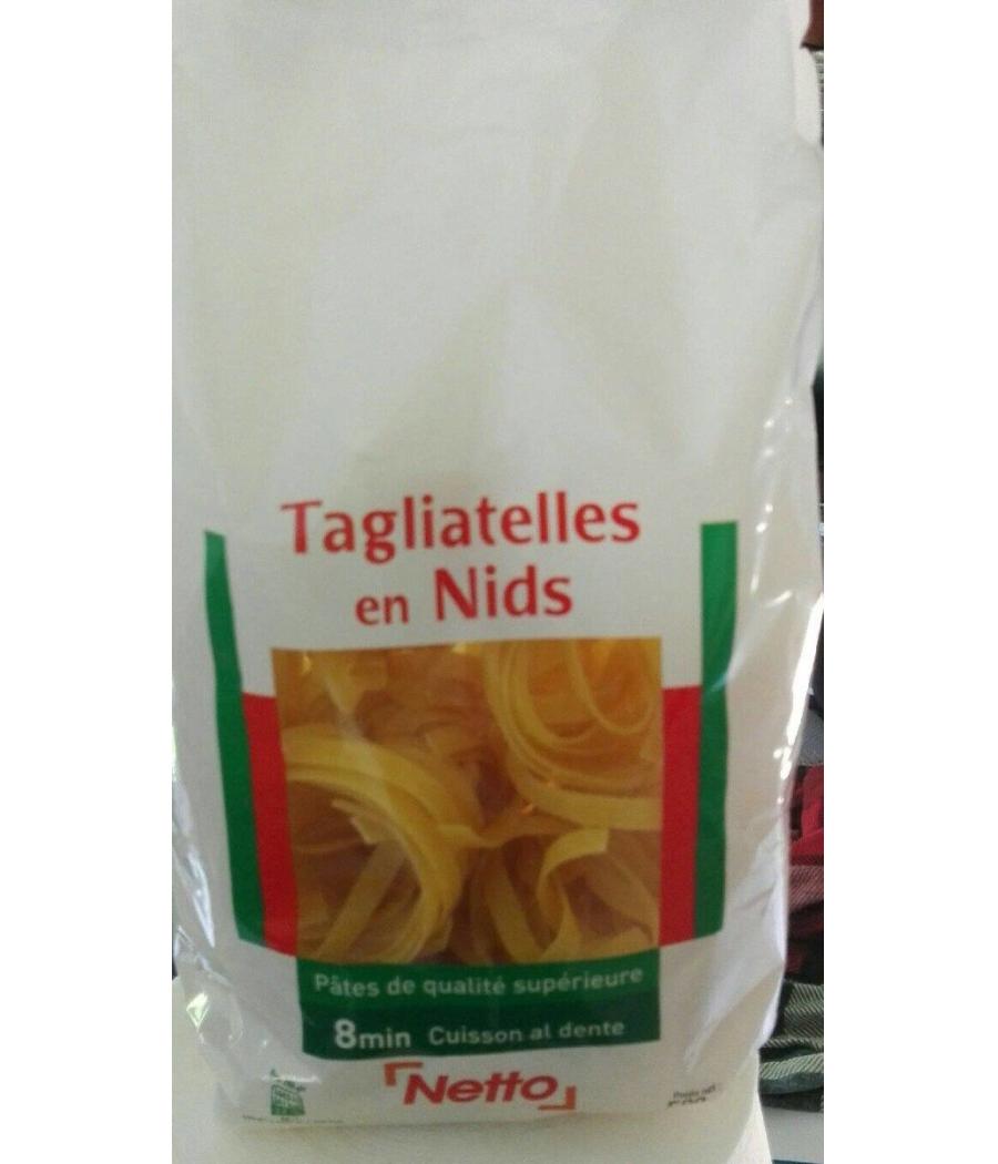 TAGLIATELLES EN NIDS NETTO 500G