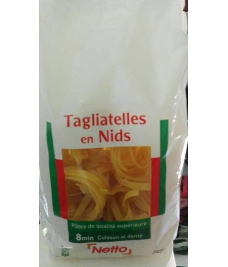 TAGLIATELLES EN NIDS NETTO 500G