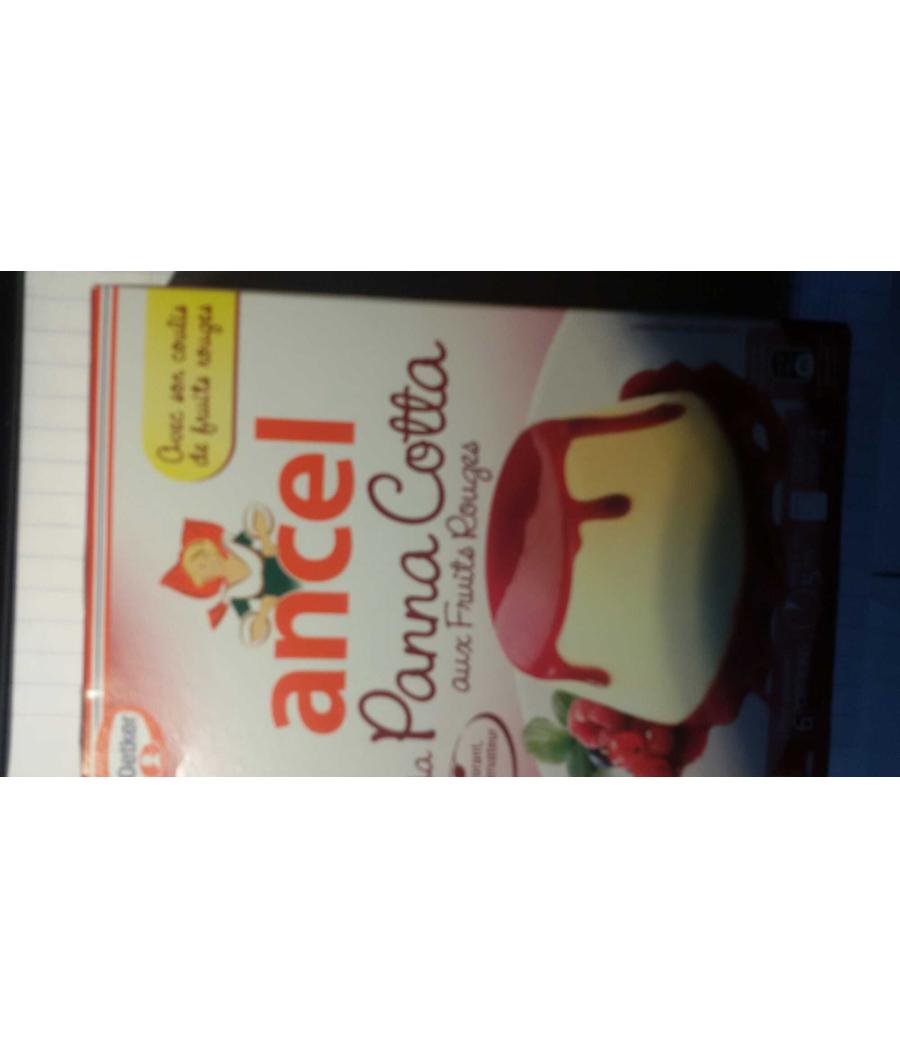 PANNA COTTA AUX FRUITS ROUGES ANCEL 109G