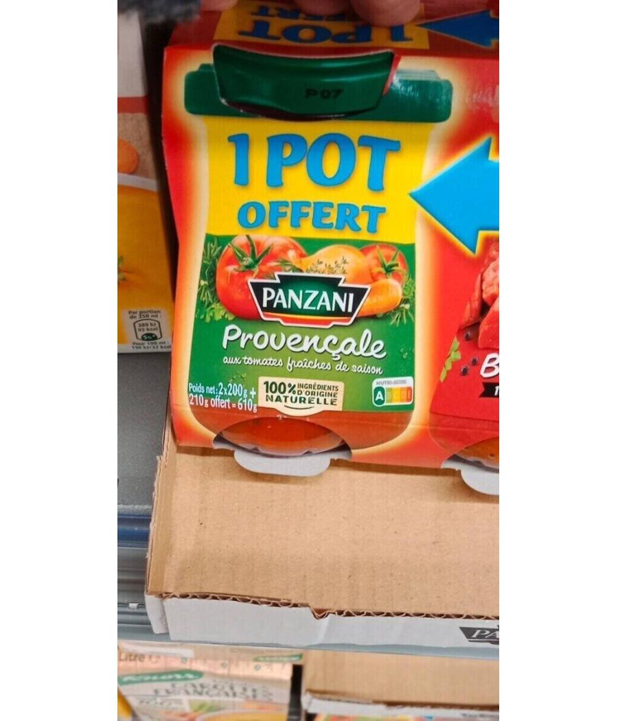 SAUCE TOMATE PROVENCALE 2 X 200G