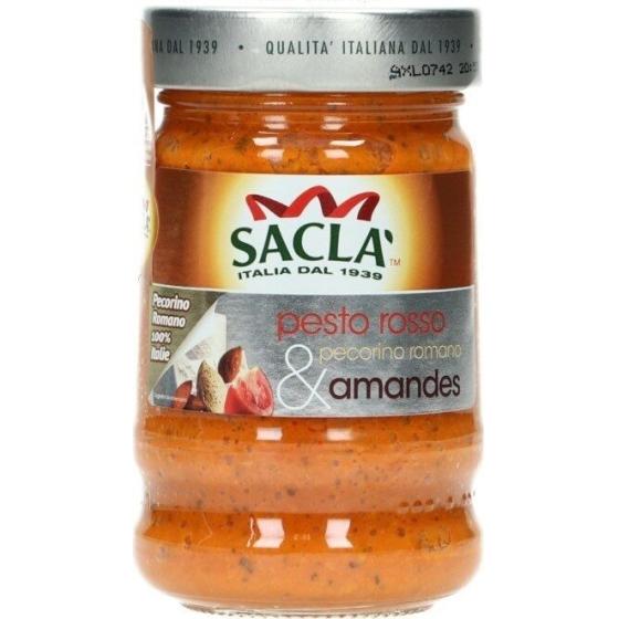 PESTO ROSSO PECORINO ROMANO&AMANDES SACLA