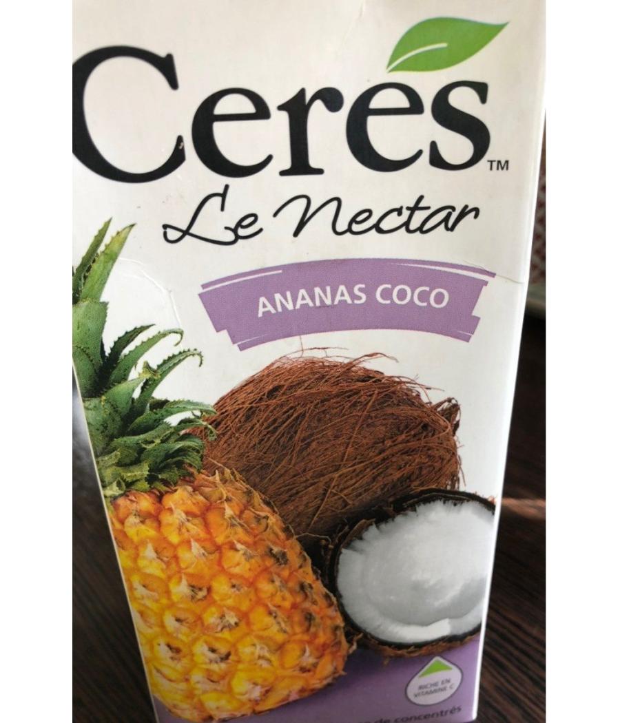 JUS DE FRUITS NECTAR ANANAS COCO