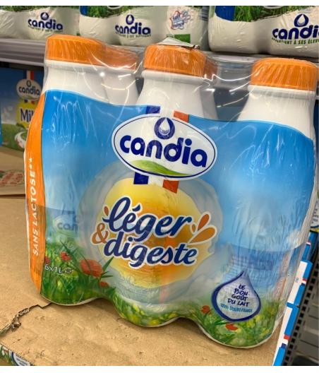LAIT LEG DIGEST BTL 6X1L CANDIA 6 X 1 L 6 X 1 L 6 X 1 L 6 X 1 L 6 X 1 L