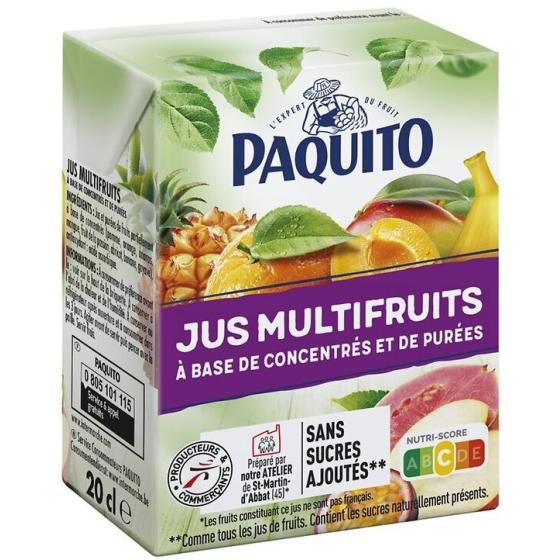 JUS DE FRUITS ABC MULTIFRUIT BRIQUETTES 6X20CL (1200 ML)