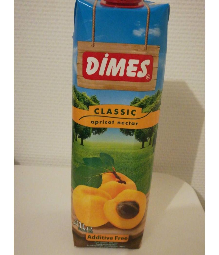 JUS DE FRUITS D'ABRICOT CLASSIC DIMES 1L