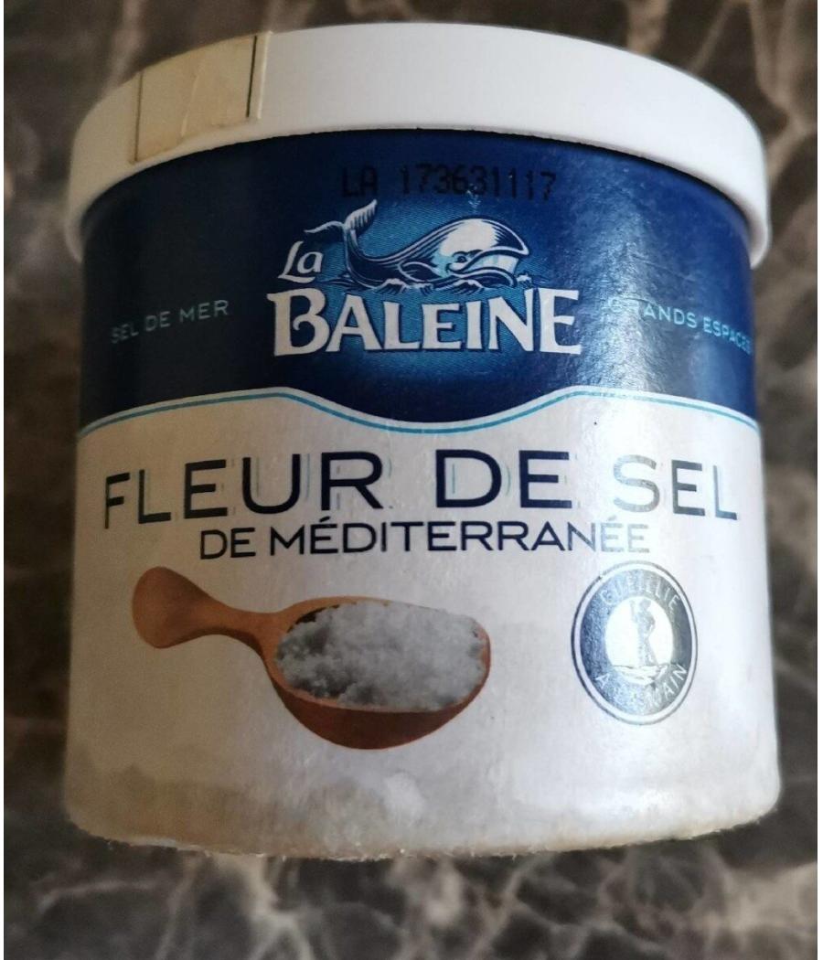 FLEUR DE SEL DE MEDITERRANEE LA BALEINE  125G