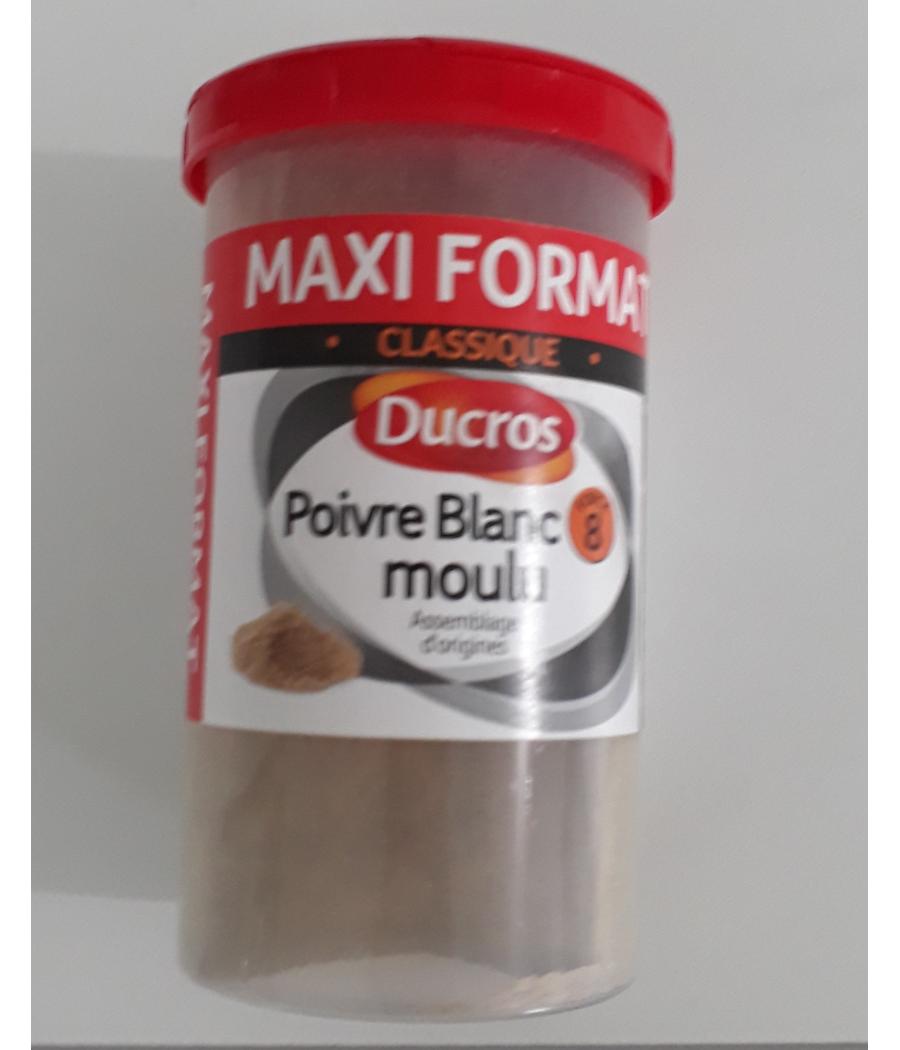 POIVRE BLANC MOULU CLASSIQUE DUCROS 90G