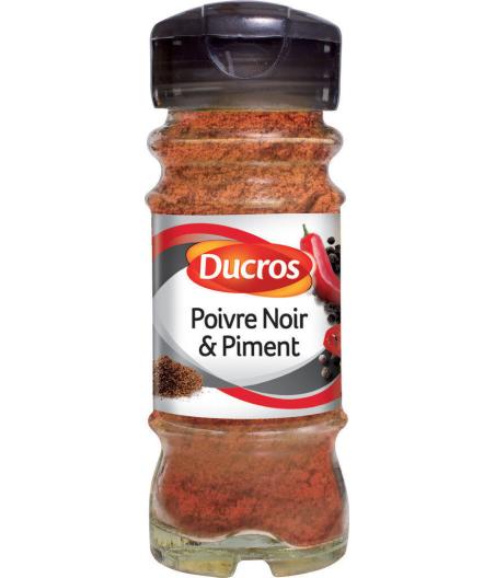 POIVRE NOIR ET PIMENT DUCROS 45G