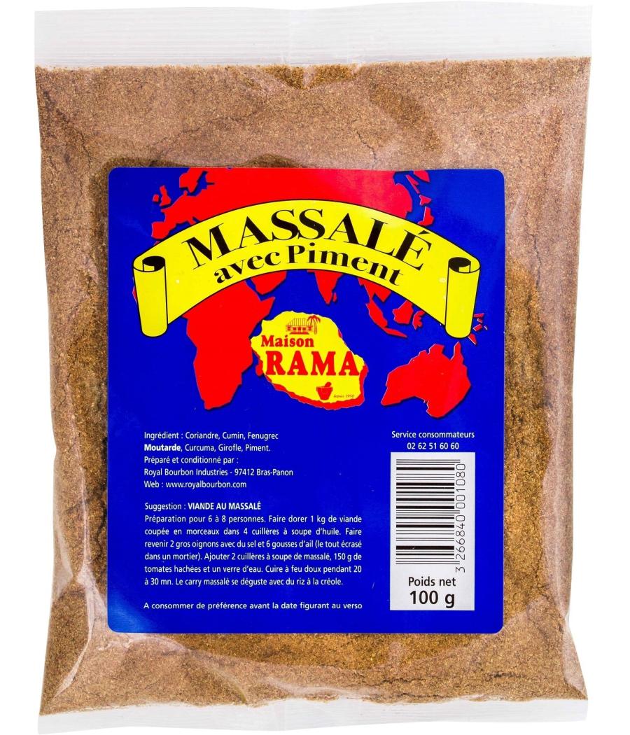 EPICE MASSALE AVEC  PIMENT  RAMA 100G