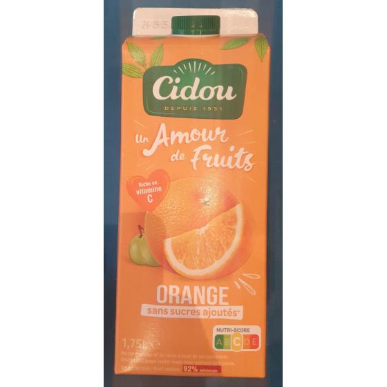 JUS DE FRUITS DOUCEUR D'ORANGE (1,75 L)