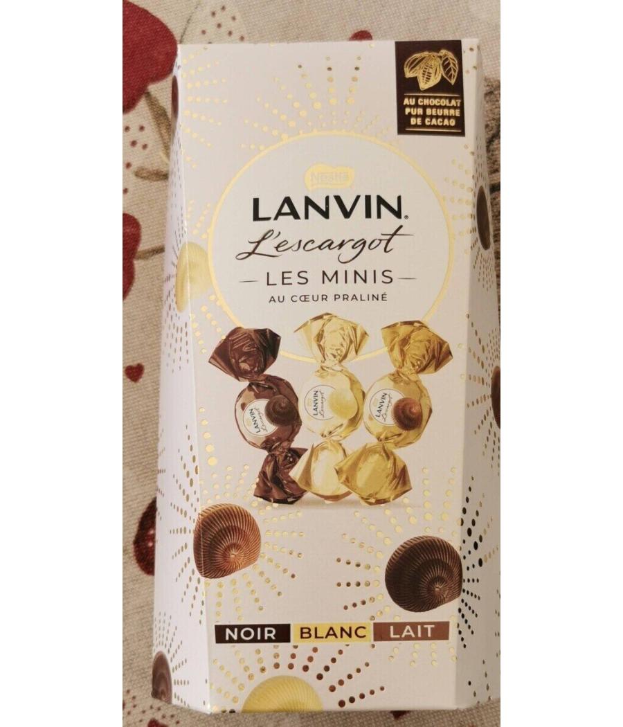 L'ESCARGOT CHOCOLAT FOURRE AU PRALINE LANVIN 140G