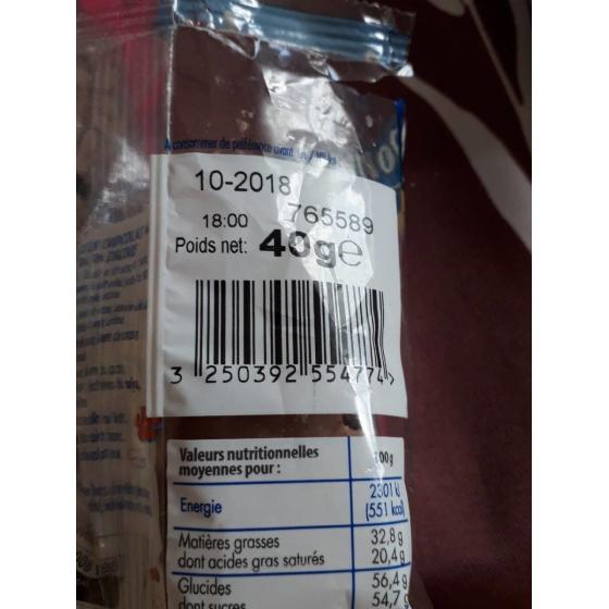 MOULAGE DE CHOCOLAT AU LAIT EXTRA FIN IVORIA 40G