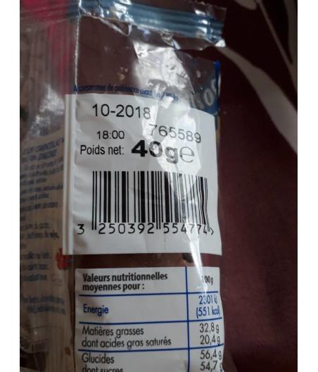 MOULAGE DE CHOCOLAT AU LAIT EXTRA FIN IVORIA 40G