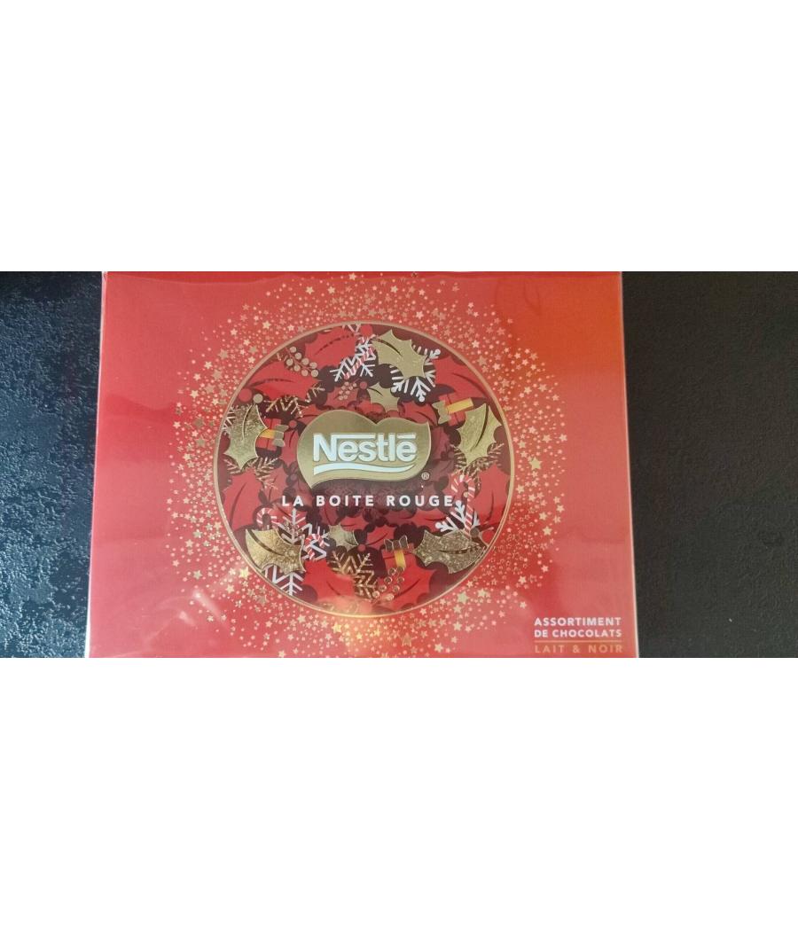 LA BOITE ROUGE CHOCOLAT AU LAIT ET NOIR NESTLE 198G