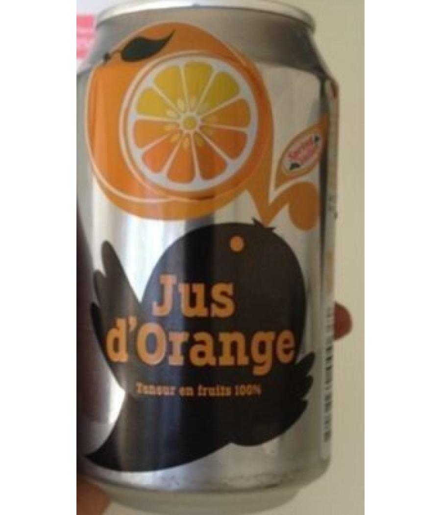 JUS DE FRUITS D'ORANGE SPRING VALLEY 33CL
