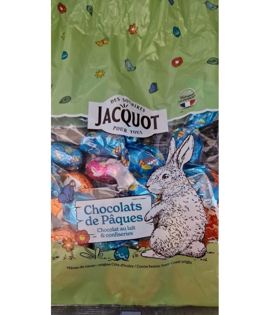 ŒUFS EN CHOCOLAT AU LAIT DE PAQUES JACQUOT 396G