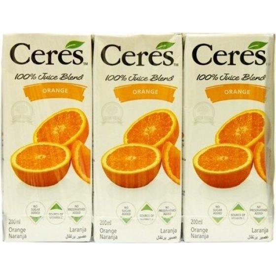 JUS DE FRUITS 100% ORANGE (6 X 20 CL)
