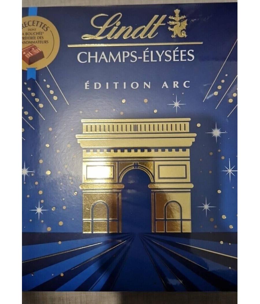 ASSORTIMENT DE CHOCOLATS AU LAIT, NOIR ET BLANC CHAMPS-ELYSEES DE LINDT 231G