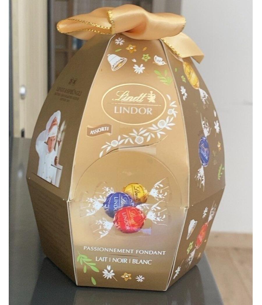 EOUF ASSORTIMENT CHOCOLAT AU LAIT, NOIR ET BLANC LINDOR LINDT