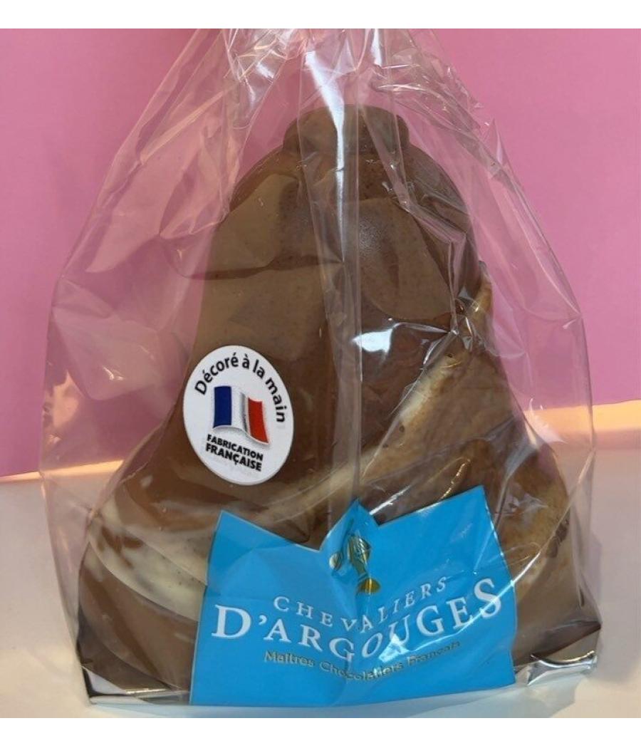 CHOCOLAT AUX LAIT CLOCHE DE PAQUES CHEVALIERS D'ARGOUGES