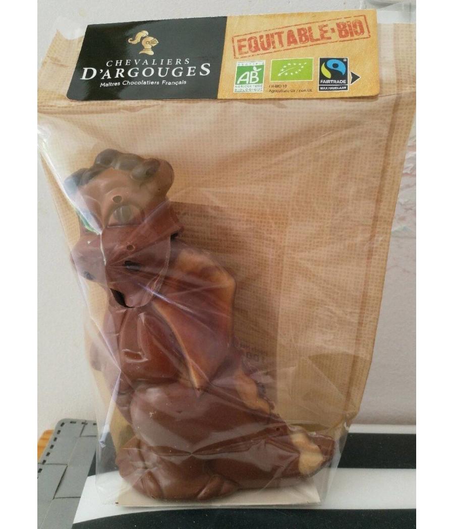 DRAGON EN CHOCOLAT AU LAIT CHEVALIERS D'ARGOUGES