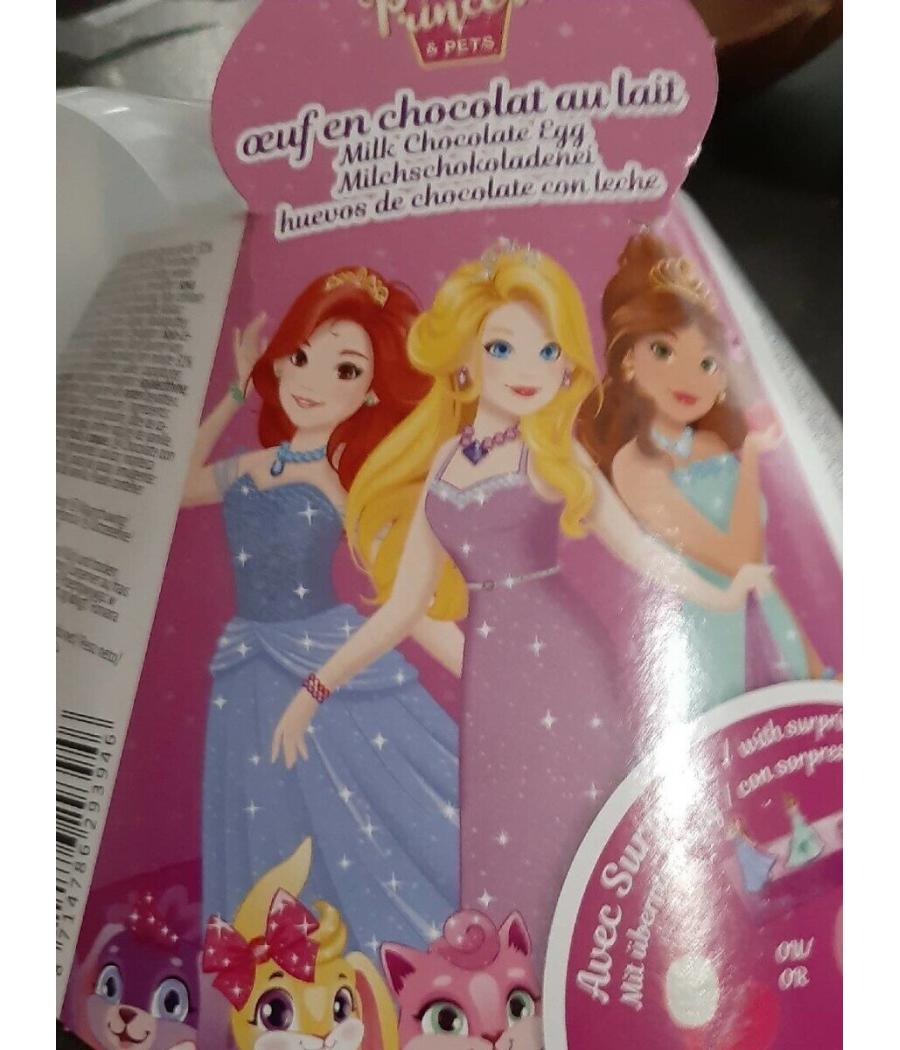 ŒUF EN CHOCOLAT AU LAIT MY PRINCESS BIP 150G