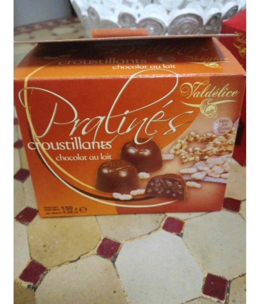 PRALINE CROUSTILLANT CHOCOLAT AU LAIT VAL DELICE 150G