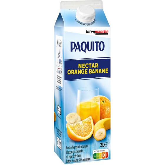 NECTAR ORANGE BANANE PAQUITO 2L