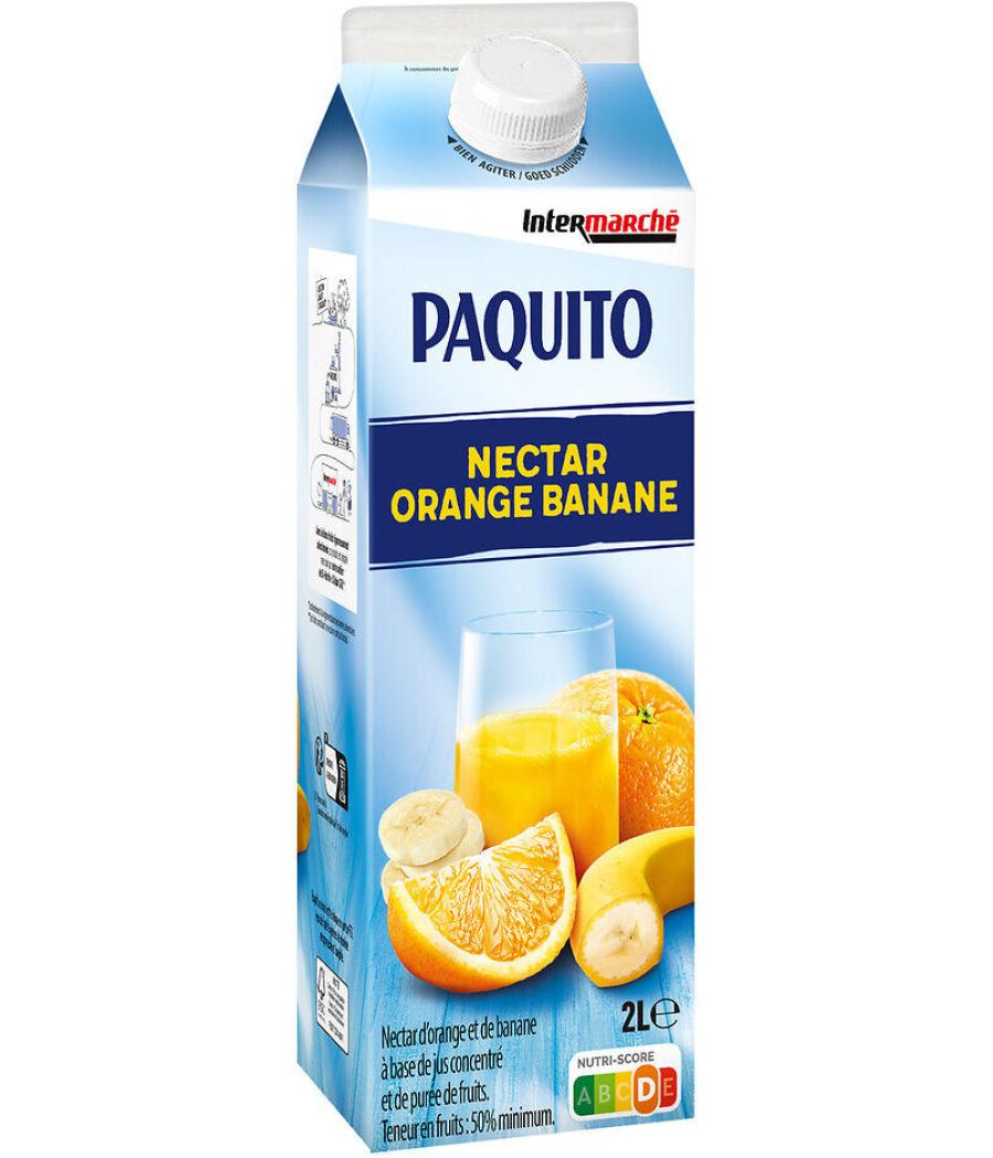 NECTAR ORANGE BANANE PAQUITO 2L