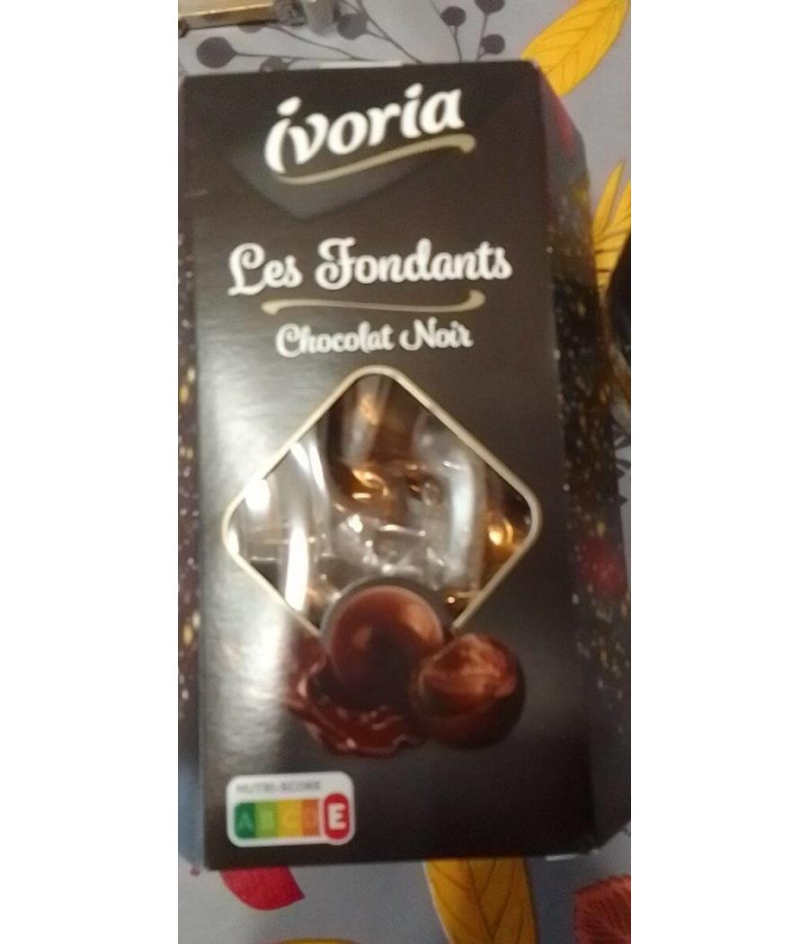 SPHERES DE CHOCOLAT NOIR LES FONDANTS IVORIA 200G