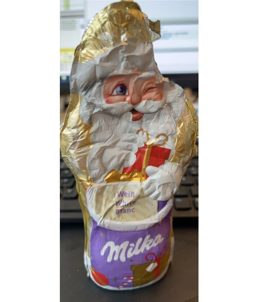 PERE NOEL CHOCOLAT BLANC MILKA 90G