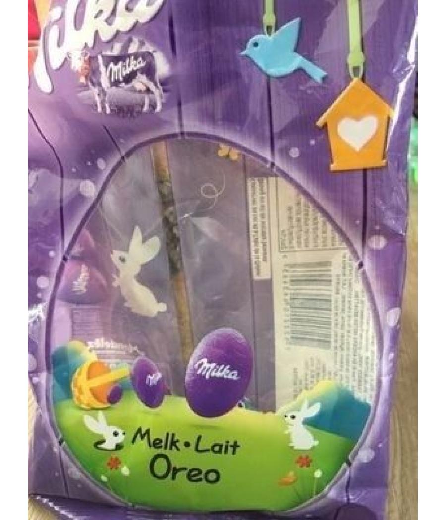 ŒUFS AU CHOCOLAT ECLATS D'OREO MILKA 350G