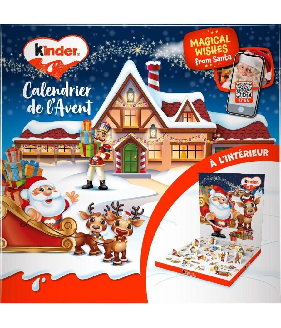 CHOCOLAT KINDER CALENDRIER DE L'AVENT POP UP 123G