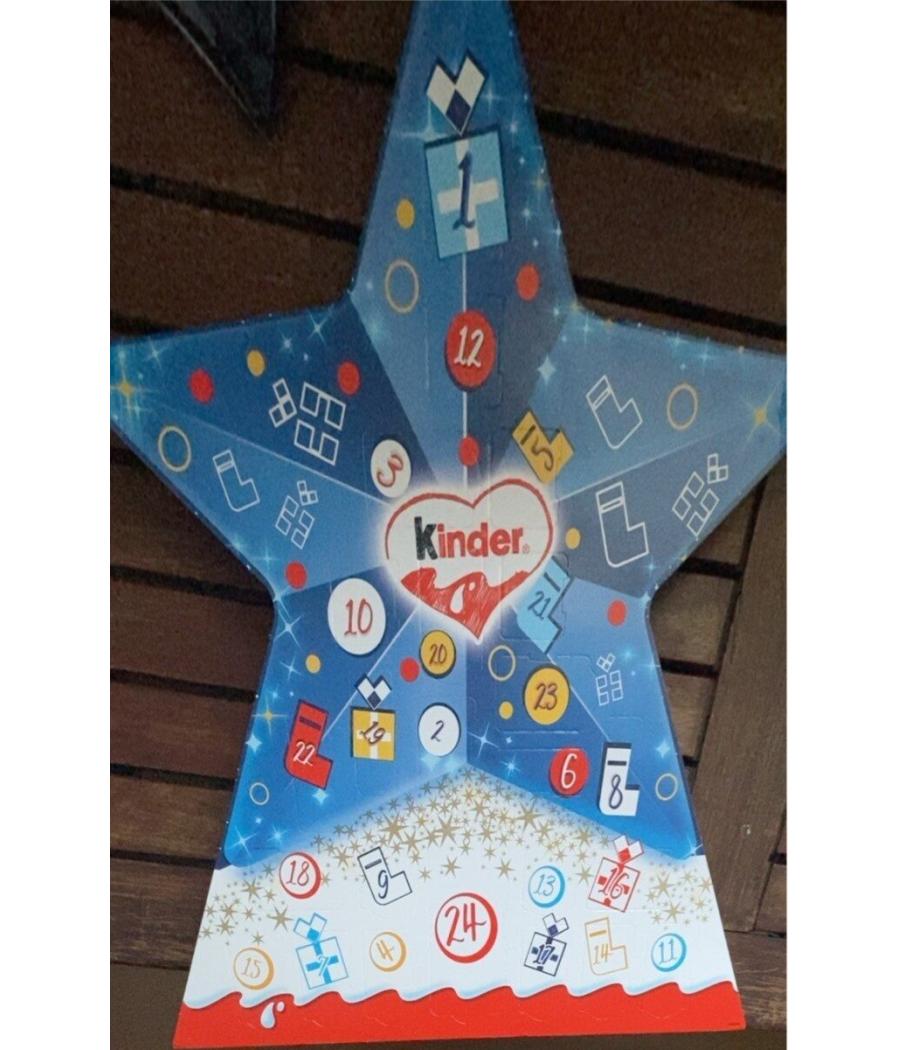 CHOCOLAT KINDER CALENDRIER DE L'AVENT STAR 149G