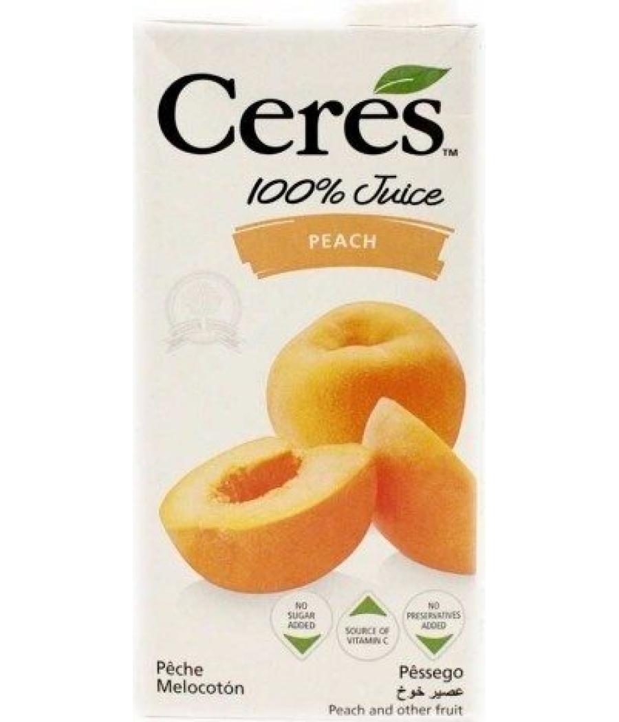 JUS 100% PECHE CERES 1L