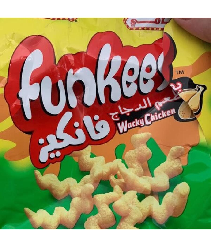 CHIPS FUNKEES SNACK MAIS POULET 15G