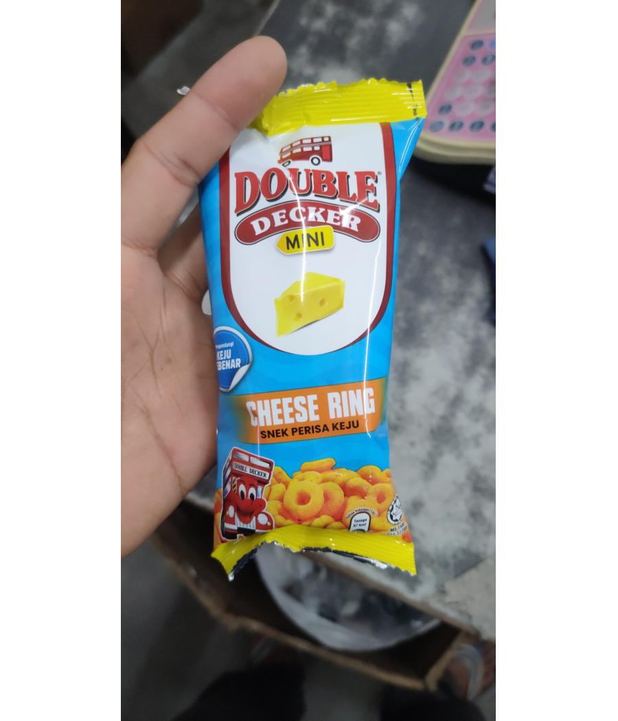CHIPS DOUBLE DEKER CHEESE RING 13G