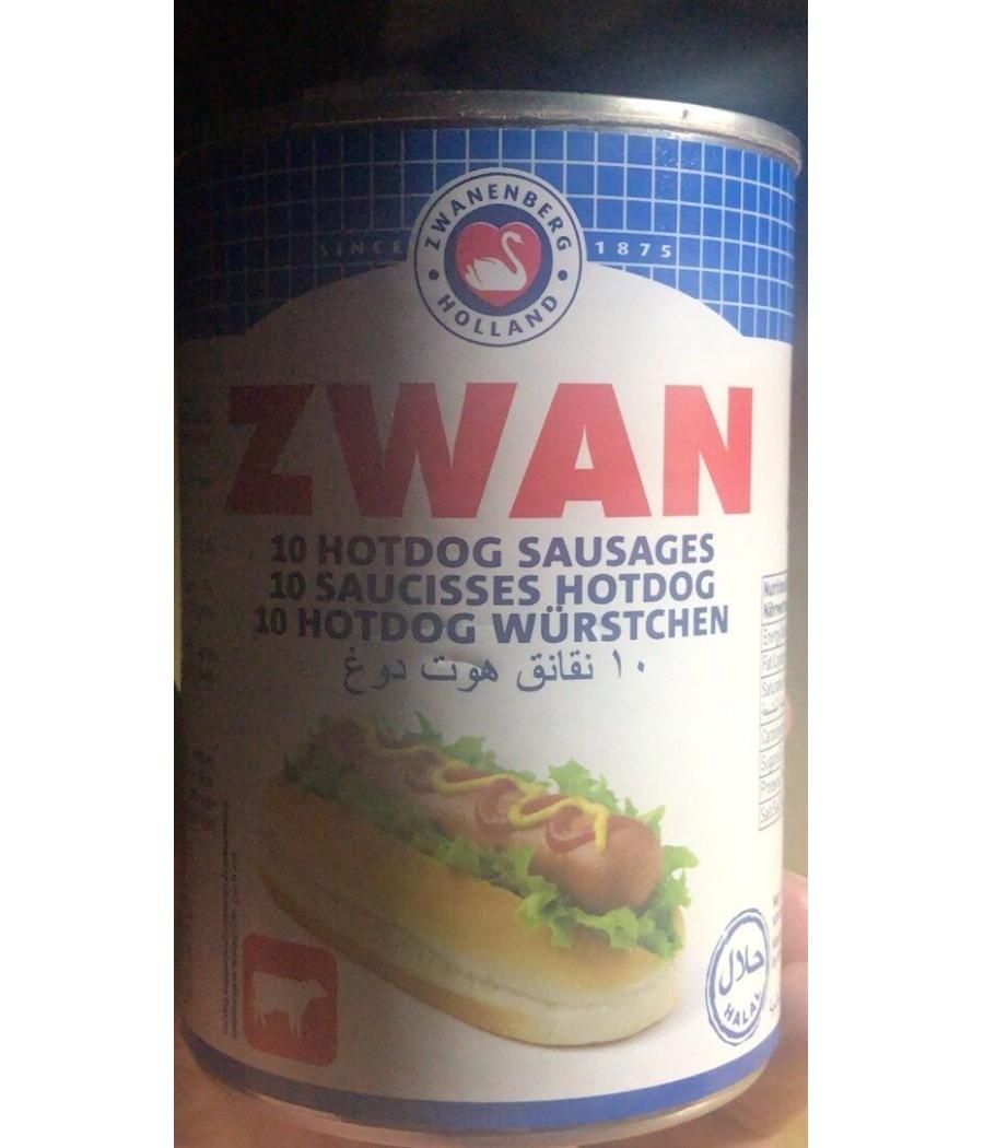 HOTDOG ZWAN 10 SAUSAGES