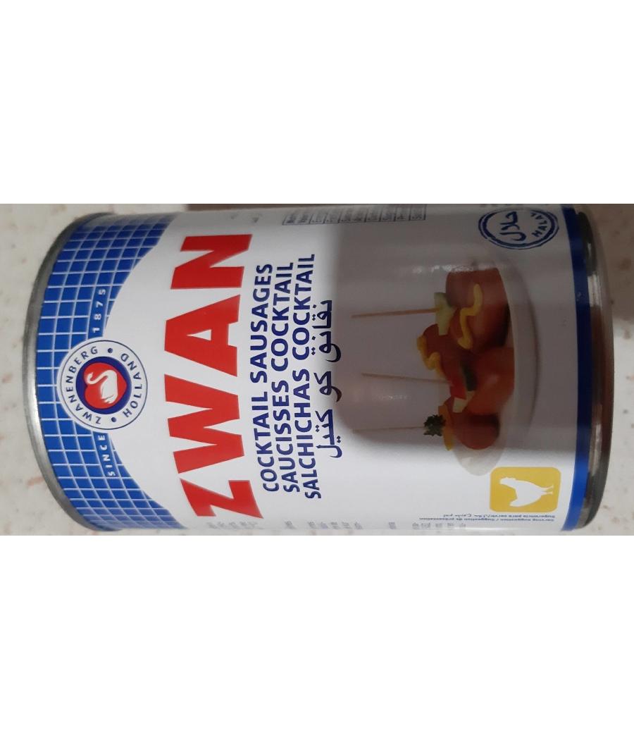 SAUCISSES ZWAN  COCKTAIL POULET 400G