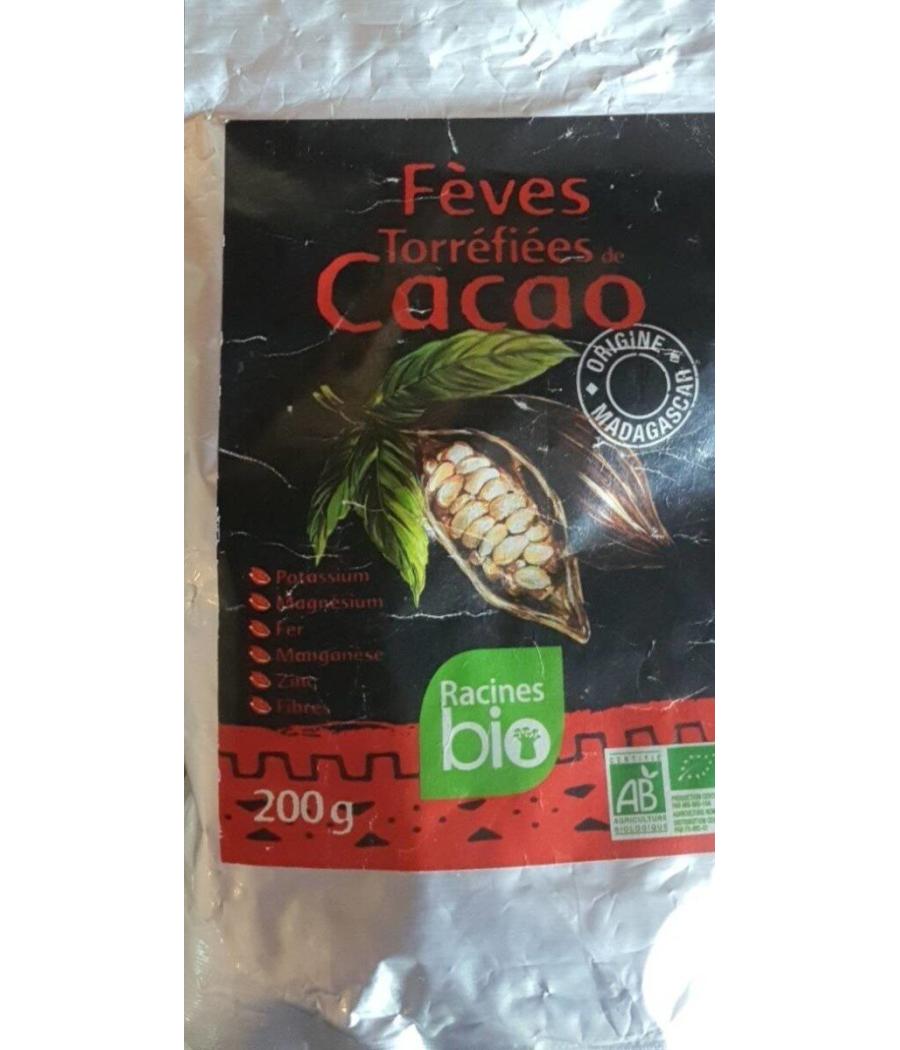FEVES TORREFIEES DE CACAO BIO 200G