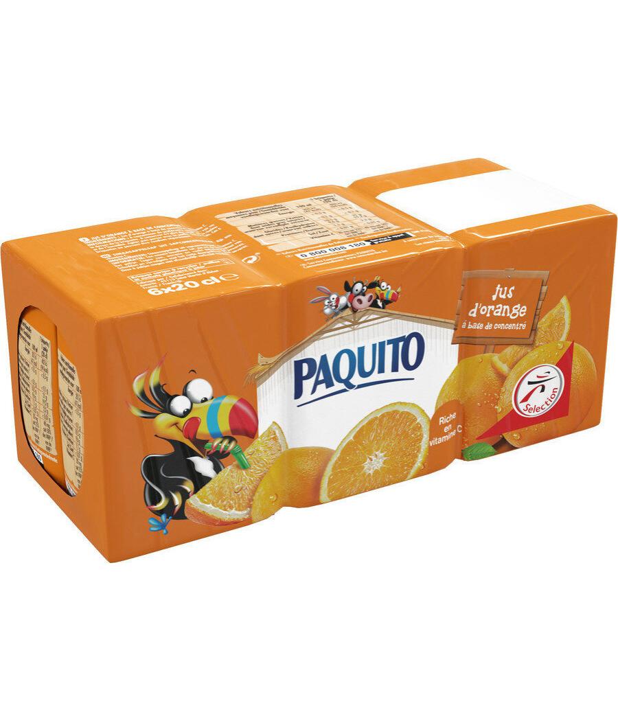 JUS D'ORANGE PAQUITO 6X20CL