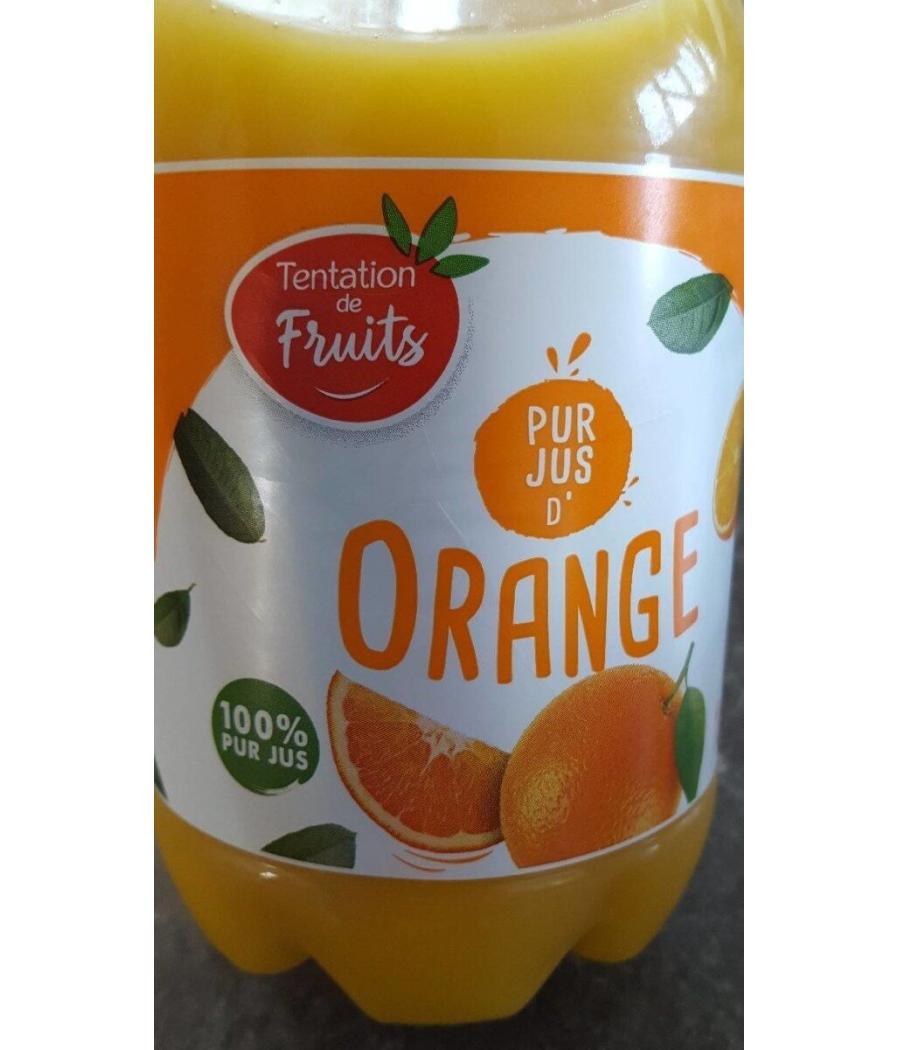 JUS DE FRUITS PUR D'ORANGE TENTATION 1.5L