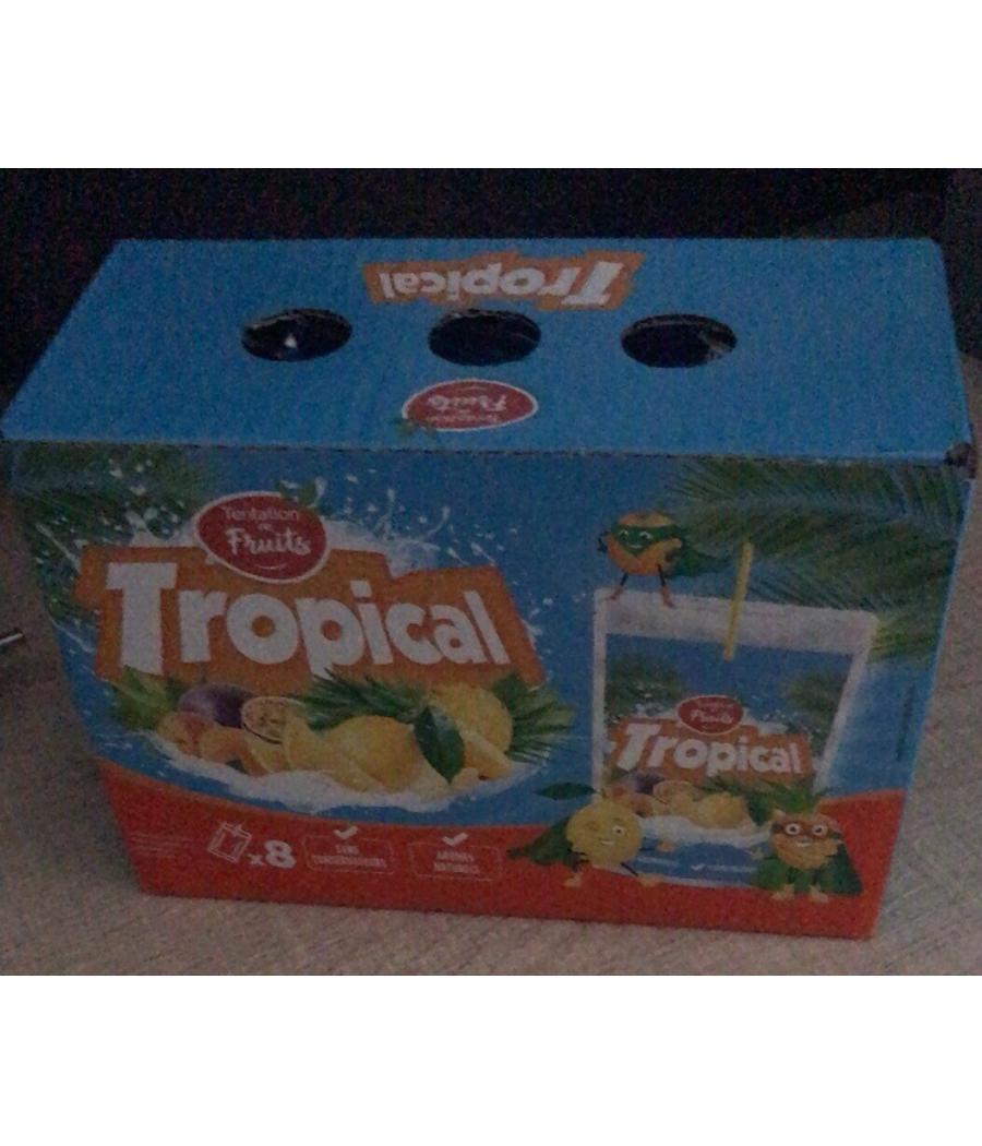 JUS DE FRUITS TROPICAL PACK 8 TOP BUDGET FRUITS 200ML