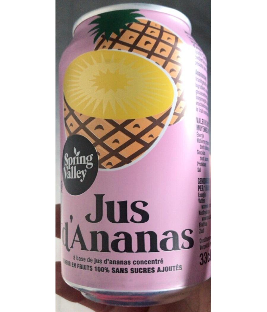 JUS DE FRUITS D’ANANAS 33CL