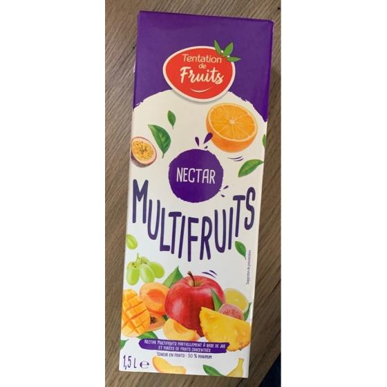 JUS DE FRUITS NECTAR MULTIFRUITS 1,5 L